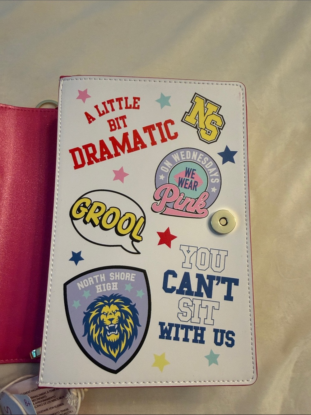 Brand new! Loungefly Pink Mean Girls Book Crossbody/Shoulder Bag - Picture 2 of 13